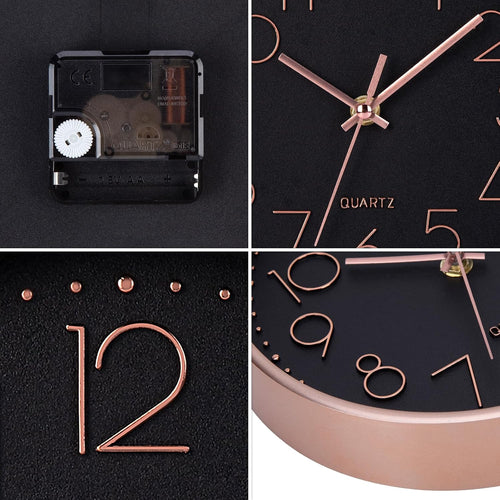 ACCSHINE Wanduhr Ohne Tickgeräusche Modern 20cm