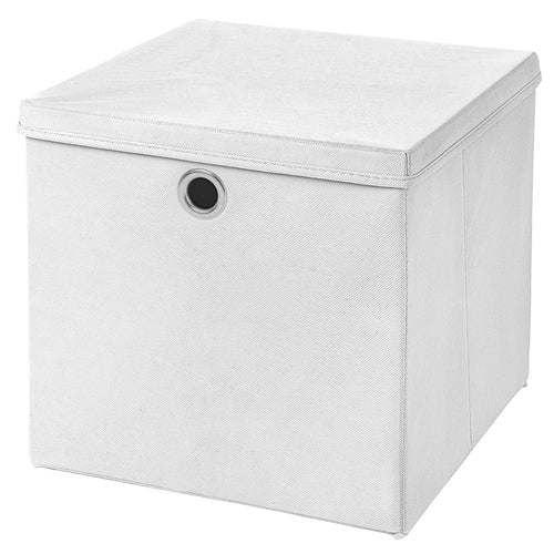 CM3 1 Stück Gelb Faltbox 28 x 28 x 28 cm Aufbewahrungsbox faltbar mit Deckel