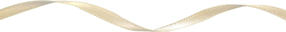 Vaessen Creative Satinband, Elfenbein, 6 mm x 10 m Doppelsatinband, Schleifenband, Dekoband, Geschenkband, Stoffband für Hochzeit, Taufe und Geburtstagsgeschenke