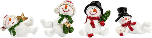 Deko Figuren Schneemänner, 4 Stück