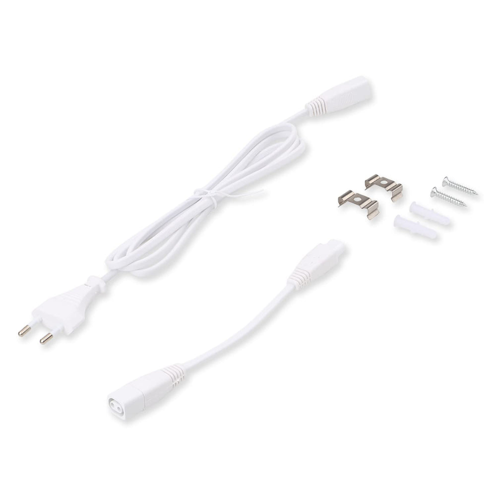 da LIGHT Led Unterbauleuchte Küche 5W 31,5cm 450lm 4000k Neutralweiß Unterbau Lichtleiste Küchenlampe Schrankbeleuchtung Superhell Weiß für Küche Schrank Erweiterbar durch Stecksystem
