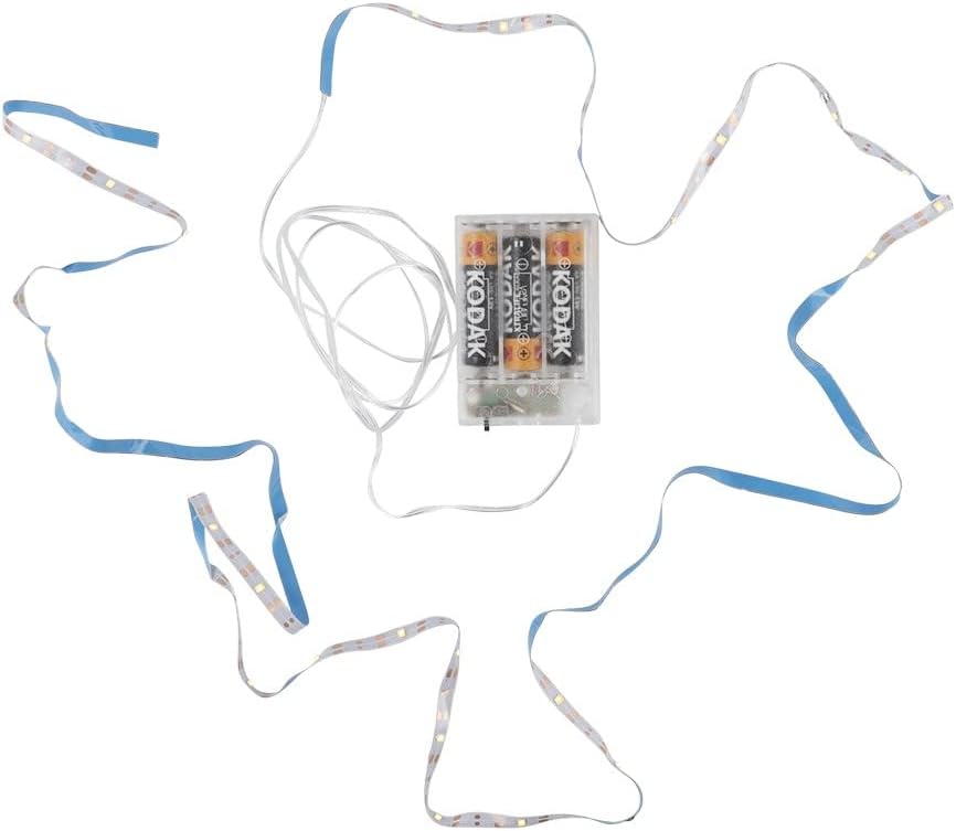Ideen mit Herz LED-Lichterband | selbstklebend | warmweiß | inkl. Timer | 50er | 165 cm | 100 cm Kabelzulauf