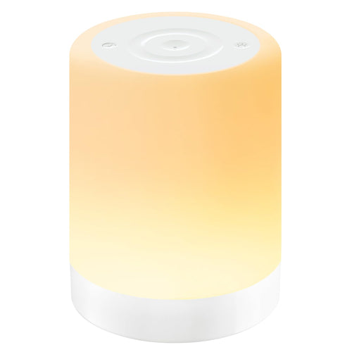 Auxmir Nachttischlampe Touch Dimmbar 3000mAh, Nachtlicht mit Timer, Braun