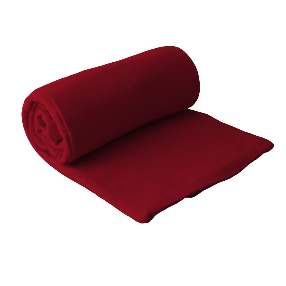 CB Home & Style Fleecedecke Uni 130 x 170 cm Schwarz