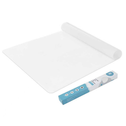 KitchenRaku Große Silikonmatte, Rutschfeste Tischunterlage, Hitzebeständige Antihaftmatte,Silikon Unterlage Antihafte Tischmatte Arbeitsmatte Thekenmatte (Schwarz, 40x30x0.07cm)