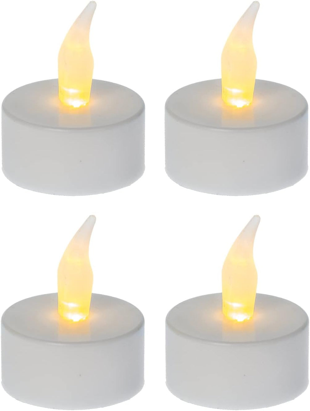 Idena LED Teelichter Warmweiß, 4 Stück