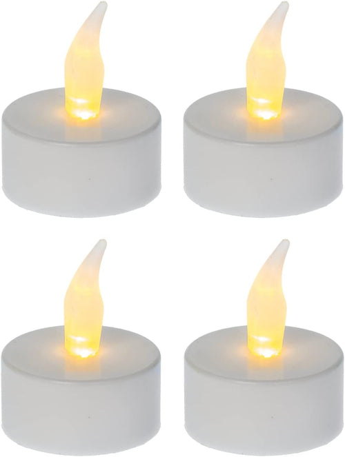Idena LED Teelichter Warmweiß, 4 Stück