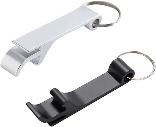 Aluminium Flaschenöffner Schlüsselanhänger, 2 Stück