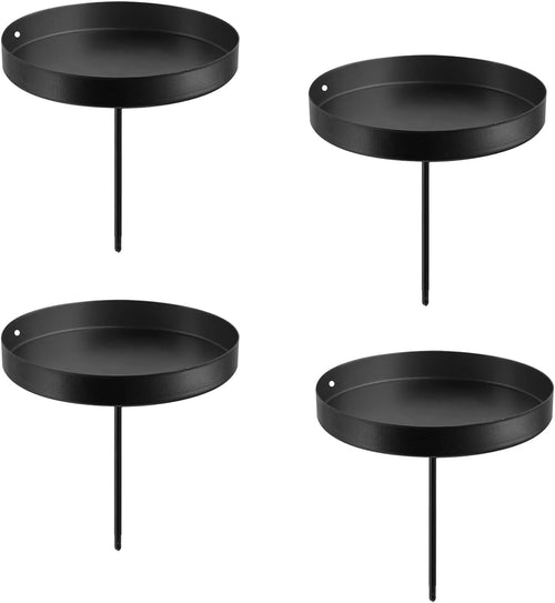 Kerzenteller für Adventskranz 8 cm 4 Stück