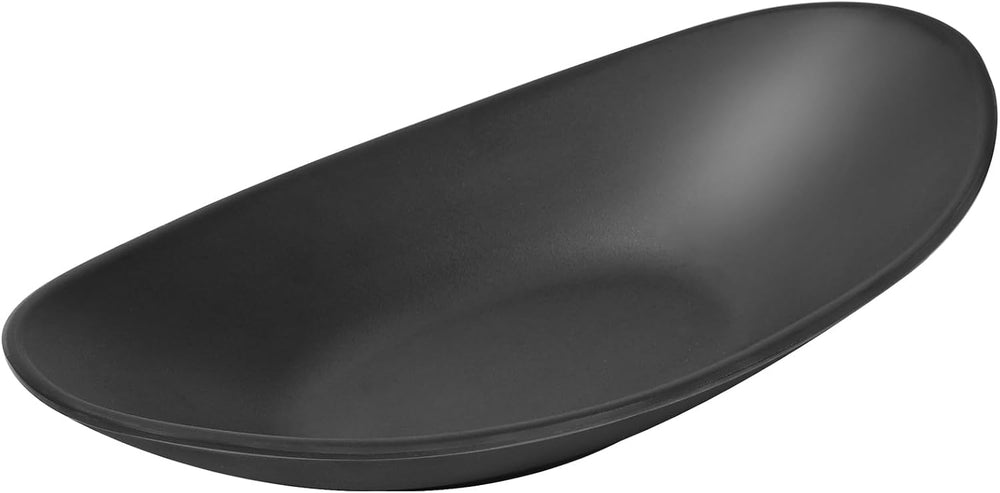 Schwarze Schmucktablett Schlüsselschale ，26.5x14cm，Kosmetiktablett Oval Schale Tablett für Flur schlüssel Schale im Eingangsbereich，dekoschalen，schmuckschale