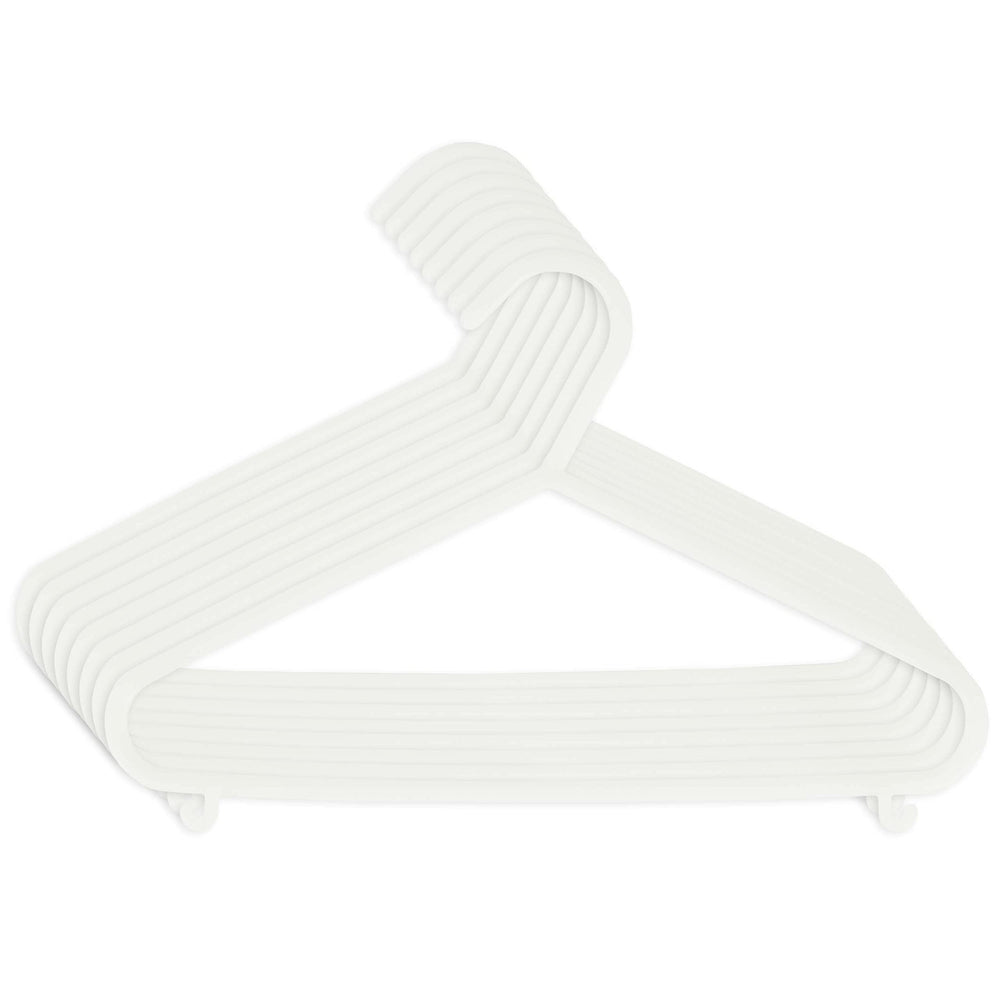 Bieco 04-014147 - Kinder Kleiderbügel im 8er Set, perlmutt
