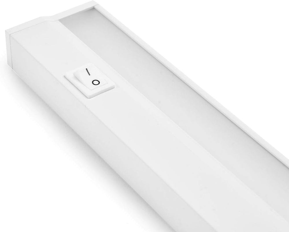NCC-Licht LED Unterbauleuchte Conero DIM 40cm Weiß 7W 406Lumen 4000K verlängerbar Schalter dimmbar