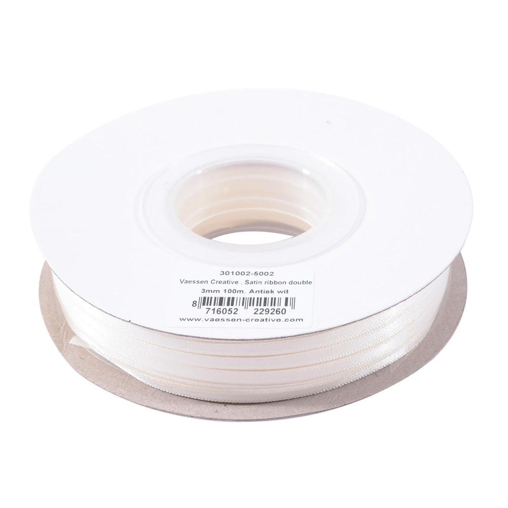 Vaessen Creative Satinband 3mmx10m Dunkel Grün, Schleifenband, Dekoband, Bänder zum Basteln, Stoffbänder für Hochzeit, Taufe Und Geburtstagsgeschenke