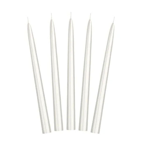 Spitzkerzen 24cm 10Stk. | Schwarz