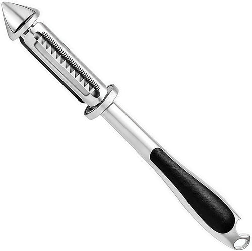 Edelstahl Sparschäler mit rutschfestem Griff