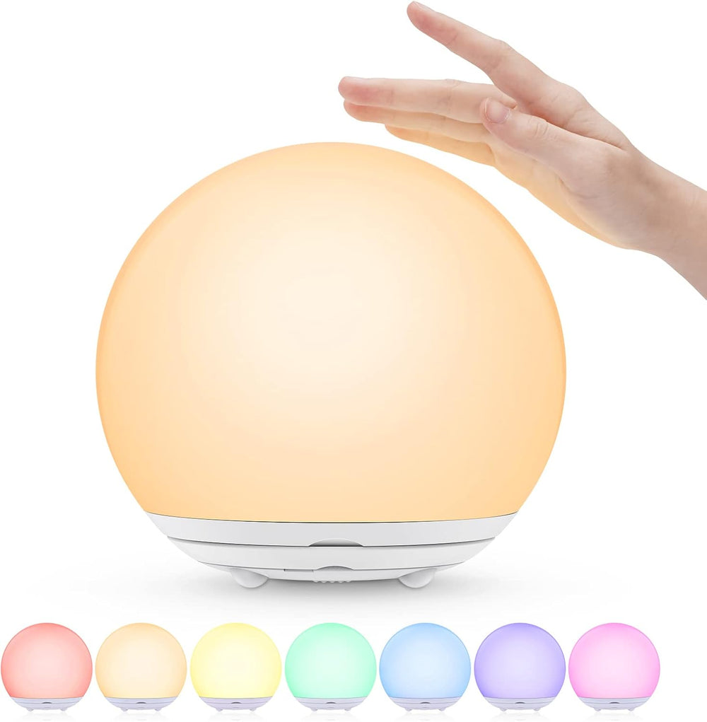 Nachtlicht Kinder,USB Aufladbare Stilllicht Baby mit RGB