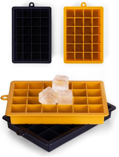 Silikon Eiswürfelformen, 2 x 24 Fächer
