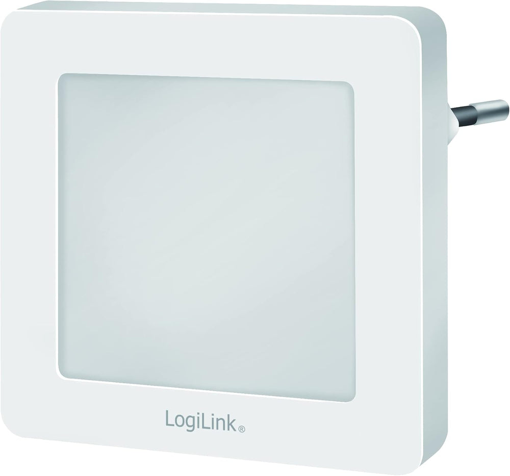 LogiLink LED013 - LED Nachtlicht / Beleuchtung mit Dämmerungssensor und 2 Helligkeitsstufen