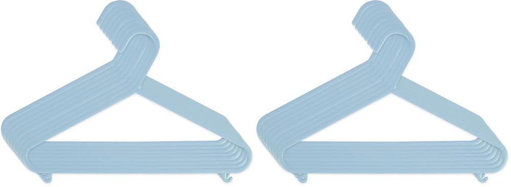 Bieco 04-014147 - Kinder Kleiderbügel im 8er Set, perlmutt