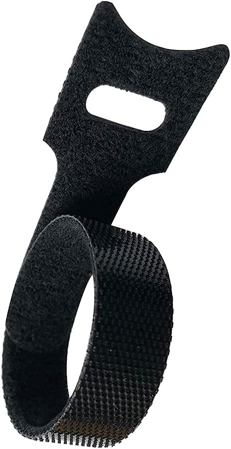 Klett Kabelbinder Wiederverwendbare Schwarz 50 Stück Klettband Klettkabelbinder Kabel Klettband Kabelklett Klettbinder Verstellbare Wiederverschließbar Kabelklettbänder