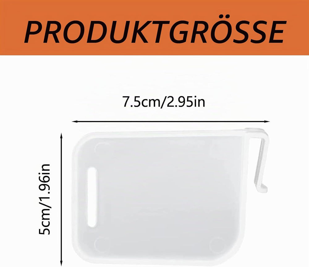 8 Stück Kühlschrank-Trennwände - Nützliche Organizer Für Gefrierschrank Und Schubladen - Transparente Regal-Organizer