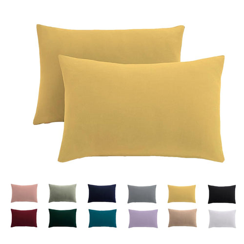 Beqnat Kissenbezug 40x40 2er Set, Anthrazit, 100% Mikrofaser