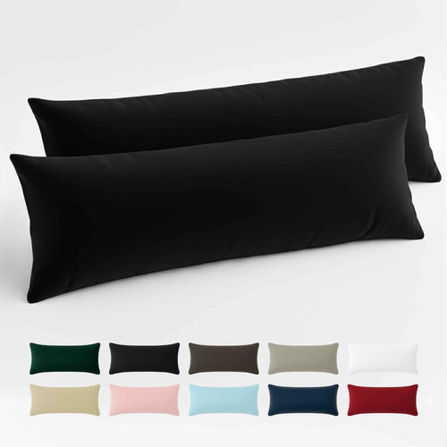 Kissenbezug 40x40 Baumwolle Renforcé (2er-Set) - Rosa - Dicht gewebt mit 57 Fäden/cm² - 40x40cm Kissenbezug - Oeko Tex Zertifiziert - Dreamzie