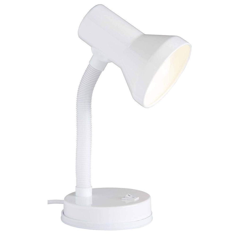 Brilliant Junior Tischlampe schwarz, Flexarm, Kippschalter, E27