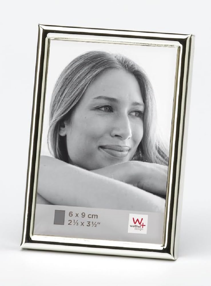 walther design Bilderrahmen silber 6 x 9 cm Chloe Portraitrahmen WD069S