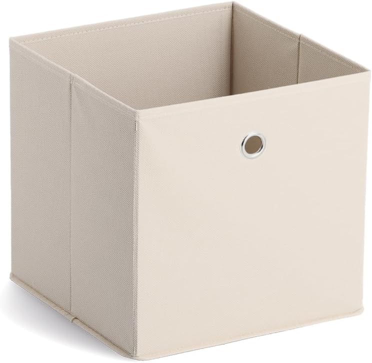 Zeller 14131 Aufbewahrungsbox, Vlies, L 28 x B 28 x H 28 cm, beige