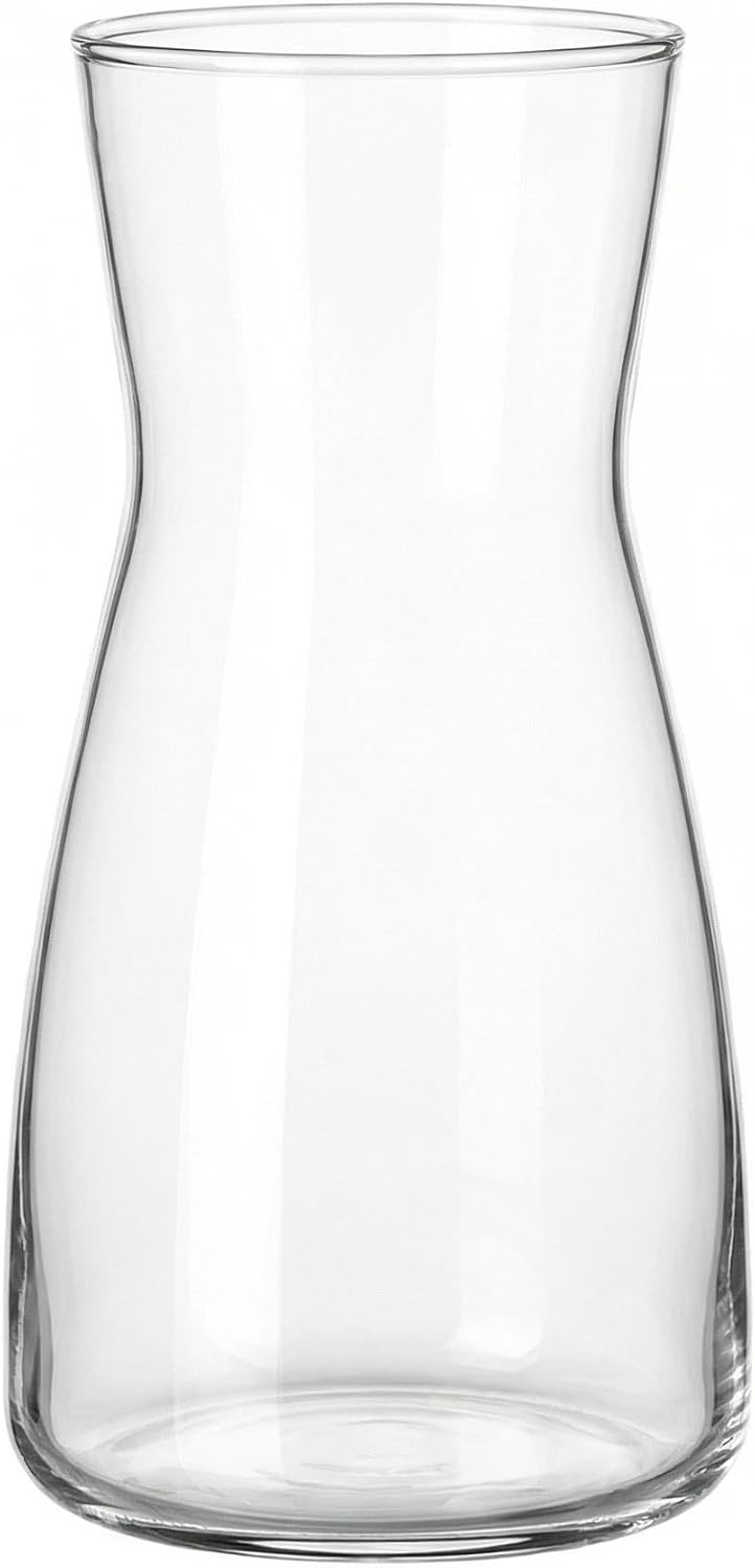 20CM Kleine Vasen Deko für Tischdeko, Mit Dichtstopfen für Küchencontainer, Modern Blumenvase Glas, Mini Vase Tulpen Setals Hochzeitsdekoration für Tische. (Clear, 19.8cm)