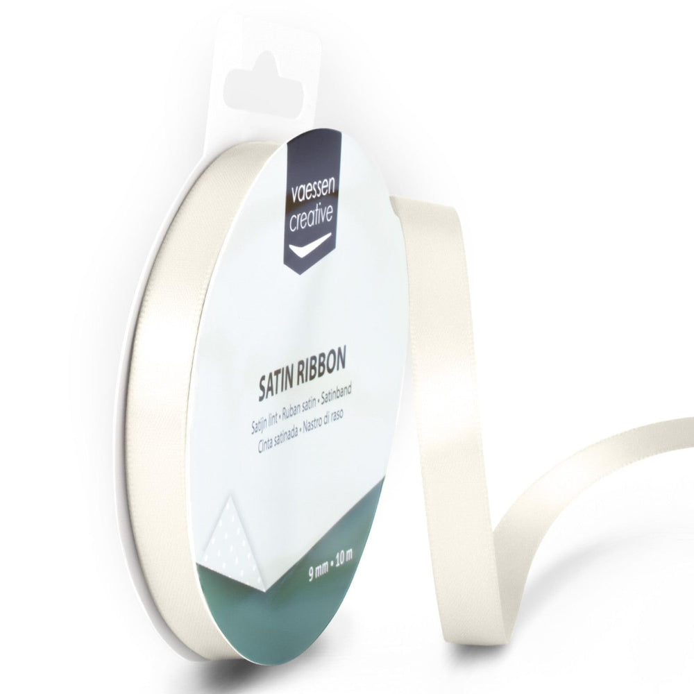 Vaessen Creative Satinband 3mmx10m Dunkel Grün, Schleifenband, Dekoband, Bänder zum Basteln, Stoffbänder für Hochzeit, Taufe Und Geburtstagsgeschenke