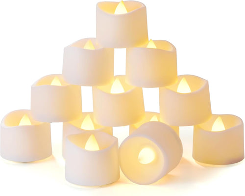 LED Teelichter 12er Set mit Timer