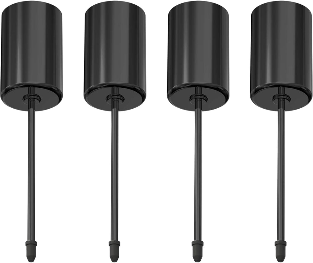 Adventskranz Kerzenhalter,Stabkerzenhalter zum Stecken, Silber, 4er-Set