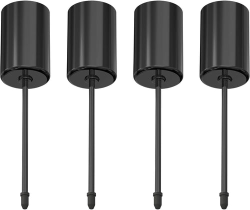 Adventskranz Kerzenhalter,Stabkerzenhalter zum Stecken, Silber, 4er-Set