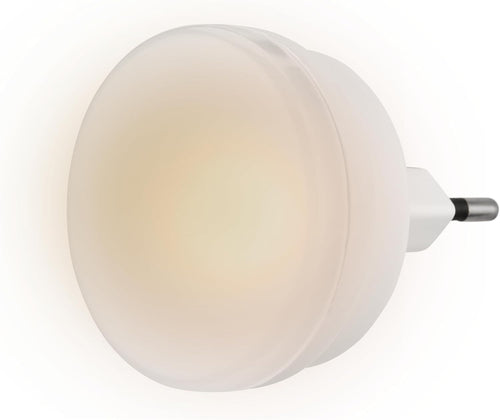 REV LED Nachtlicht - sanftes gelbes Licht, Gehäuse weiß