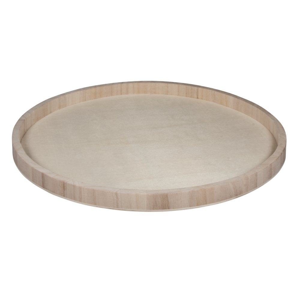 Rayher 62731000 Holz-Tablett, FSC Mix Credit, 30cm ø