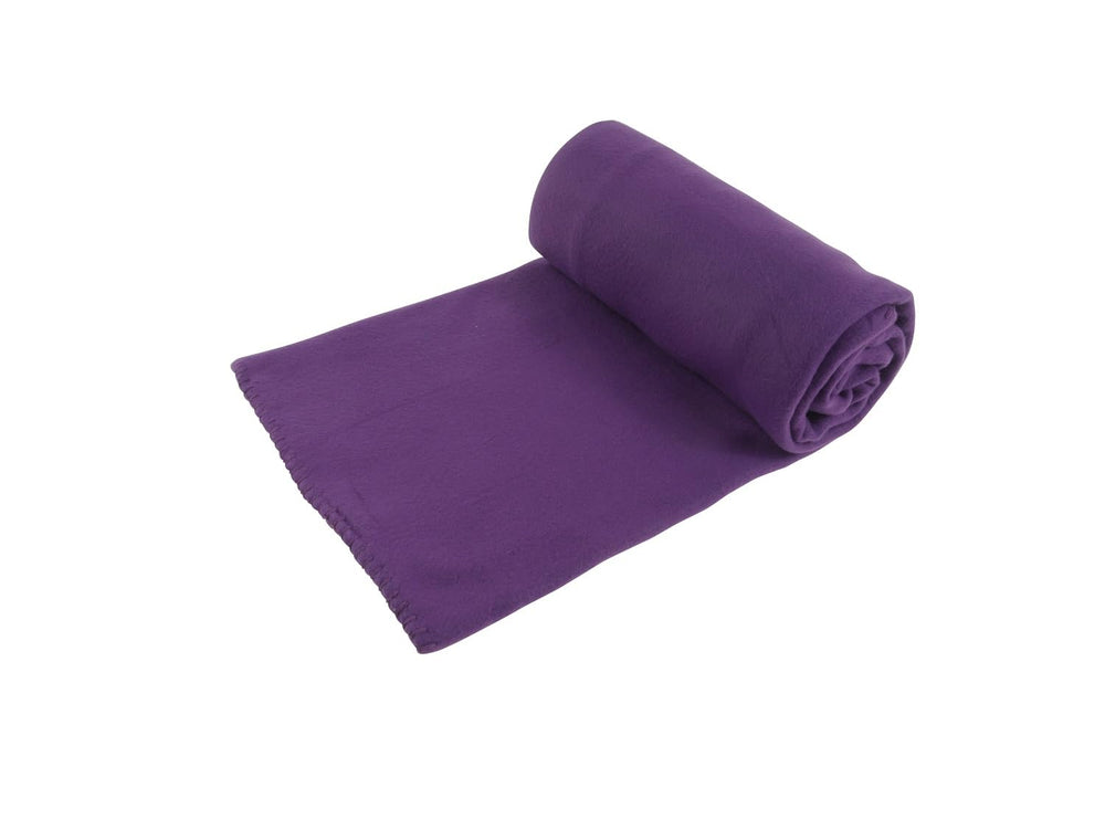 CB Home & Style Fleecedecke Uni 130 x 170 cm Schwarz