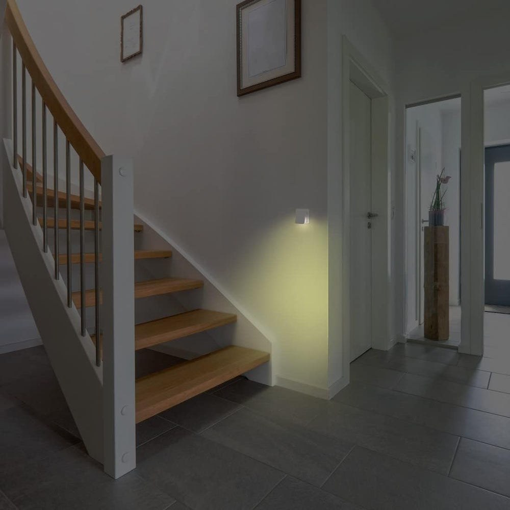 Hama LED Nachtlicht für Steckdose, Nachtsensor, warmes Licht