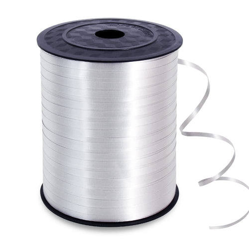 450 Meters Geschenkband Weiss - Gold 5mm Geschenkbänder luftballon schnur - luftballon band Luftballons Hochzeit Geschenkverpackung für Weihnachtsdeko, Ballonverschlüsse, Geschenkverpackung