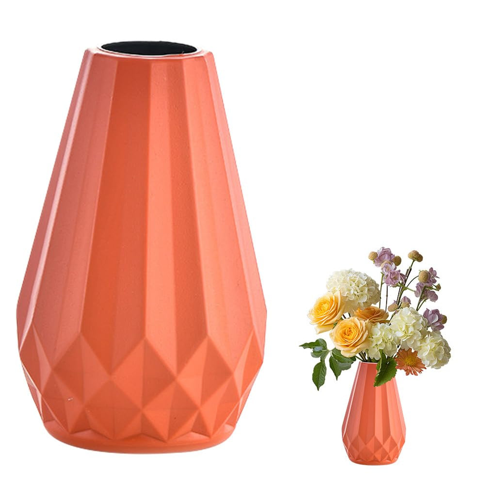 Kleine Weiße Vase Unzerbrechliche PE Plastik Vase im Skandinavischen
