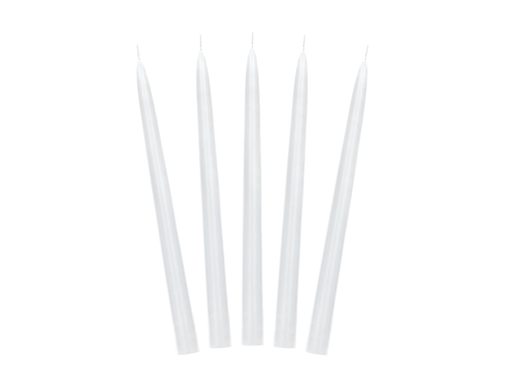 Spitzkerzen 24cm 10Stk. | Schwarz