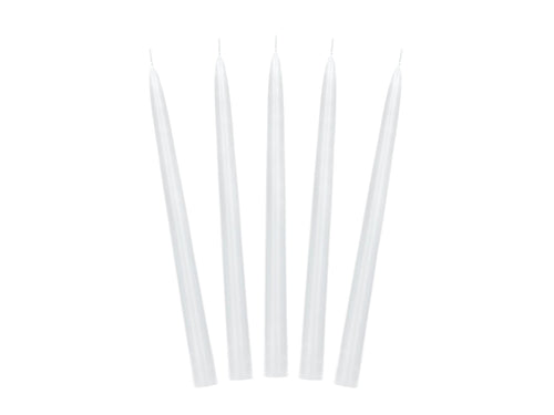 Spitzkerzen 24cm 10Stk. | Schwarz