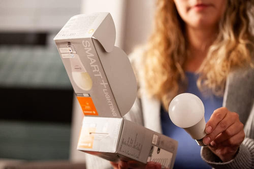 LEDVANCE Smarte LED-Lampe mit WiFi Technologie, Sockel E27, Dimmbar, Warmweiß (2700 K), ersetzt Glühlampen mit 100 W, SMART+ WiFi Classic Dimmable, 1er-Pack