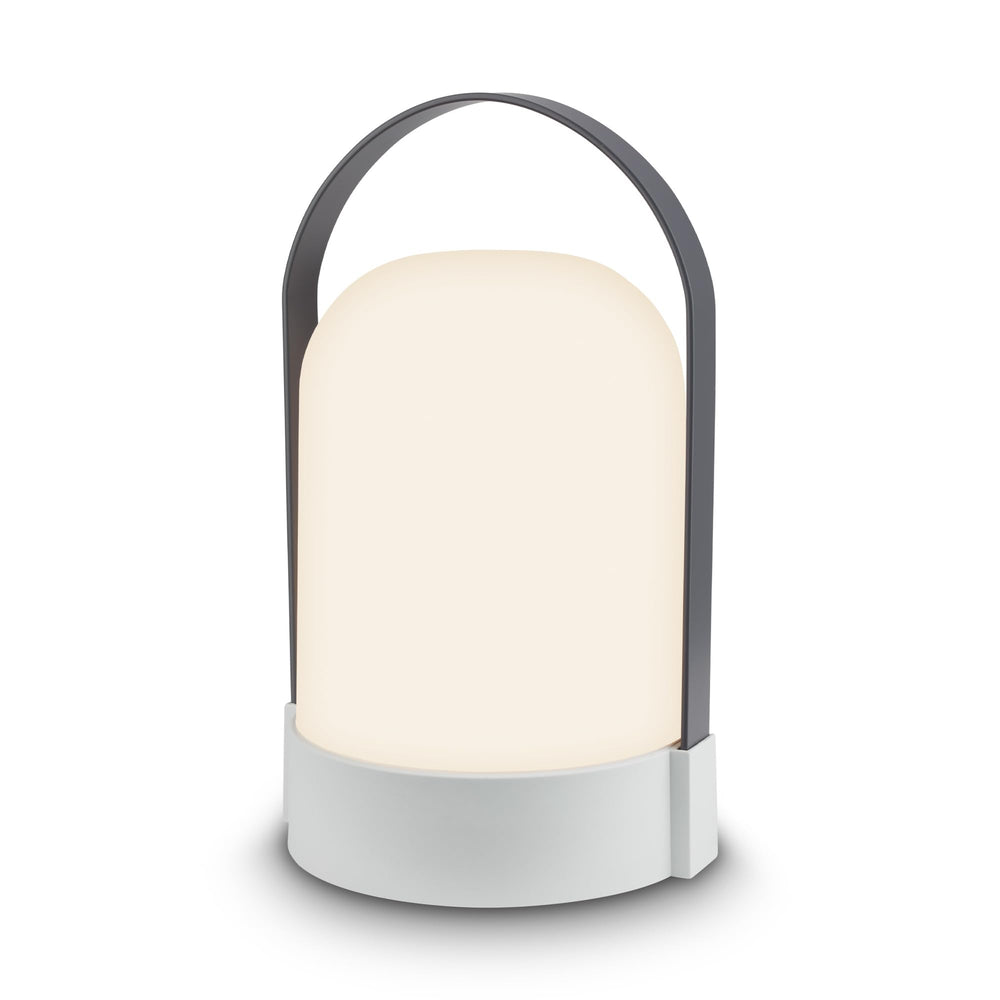 BRILONER - LED Tischlampe kabellos IP44 mit Touch, dimmbar in Stufen, USB-C, Akku tauschbar, Nachttischlampe, Leselampe, LED Lampe, Campinglampe, Tischleuchte, Akku Lampe, Outdoor, 9x8x15,5 cm, blau