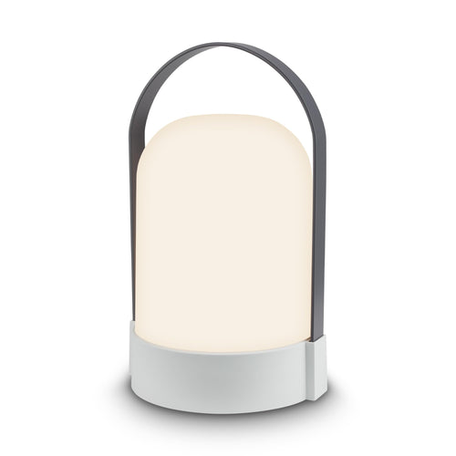 BRILONER - LED Tischlampe kabellos IP44 mit Touch, dimmbar in Stufen, USB-C, Akku tauschbar, Nachttischlampe, Leselampe, LED Lampe, Campinglampe, Tischleuchte, Akku Lampe, Outdoor, 9x8x15,5 cm, blau