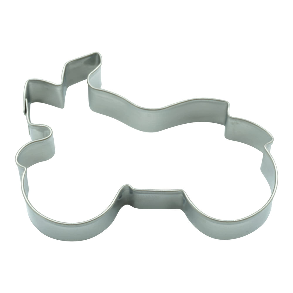 BekkiB - Ausstechform "Traktor" - ca. 6,5 x 4,6 cm - Spülmaschinengeeignete Ausstechform aus Edelstahl - Zum Backen von Plätzchen - 7511