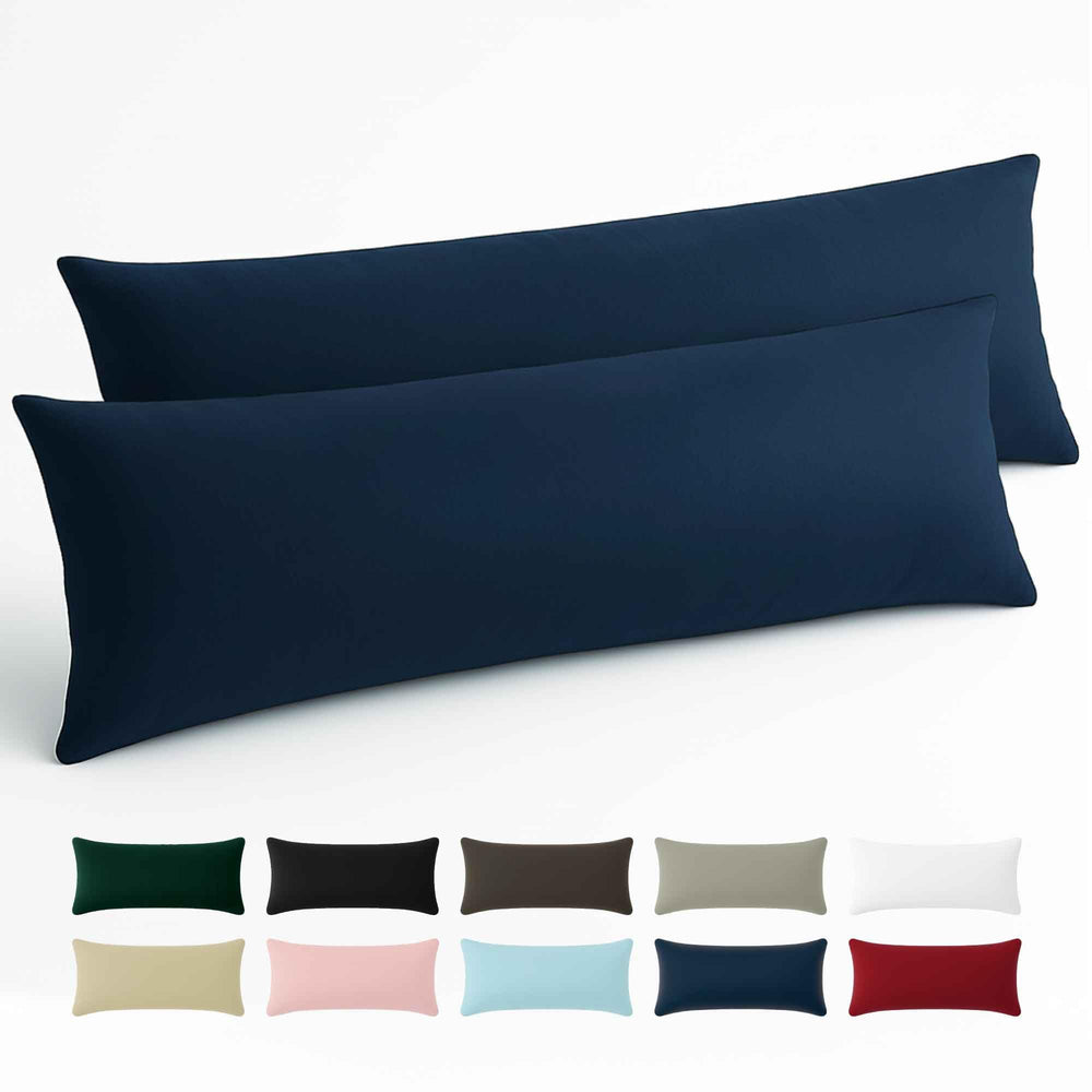 Kissenbezug 40x40 Baumwolle Renforcé (2er-Set) - Rosa - Dicht gewebt mit 57 Fäden/cm² - 40x40cm Kissenbezug - Oeko Tex Zertifiziert - Dreamzie