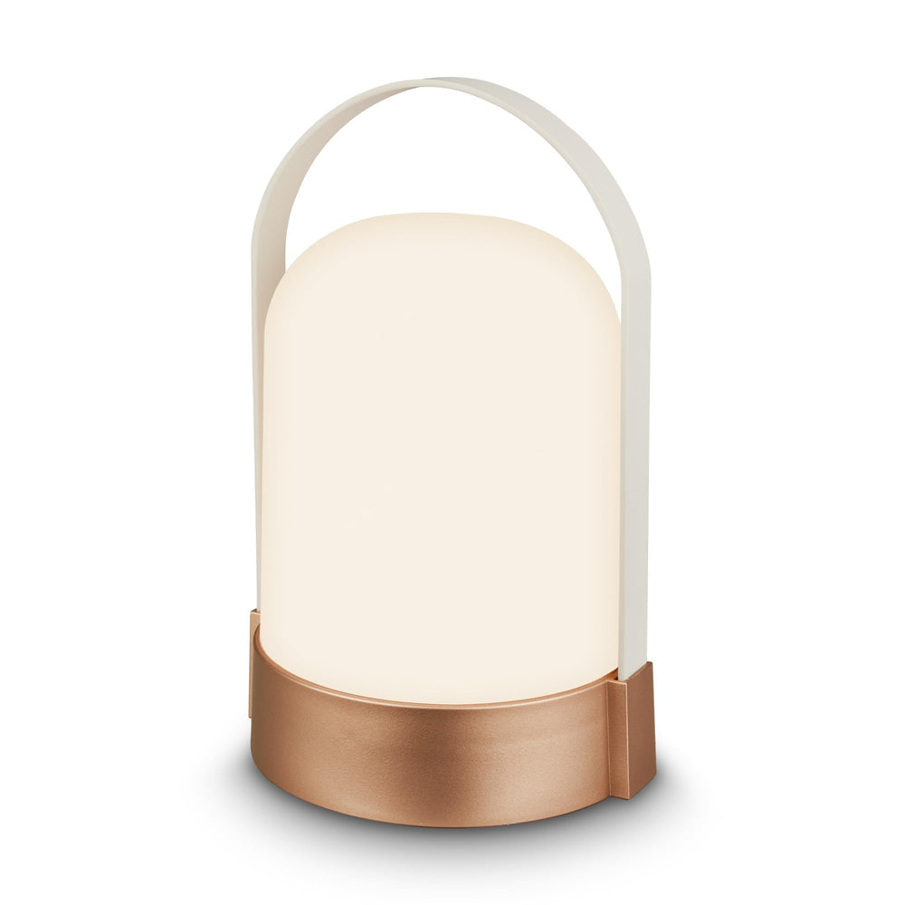 BRILONER - LED Tischlampe kabellos IP44 mit Touch, dimmbar in Stufen, USB-C, Akku tauschbar, Nachttischlampe, Leselampe, LED Lampe, Campinglampe, Tischleuchte, Akku Lampe, Outdoor, 9x8x15,5 cm, blau