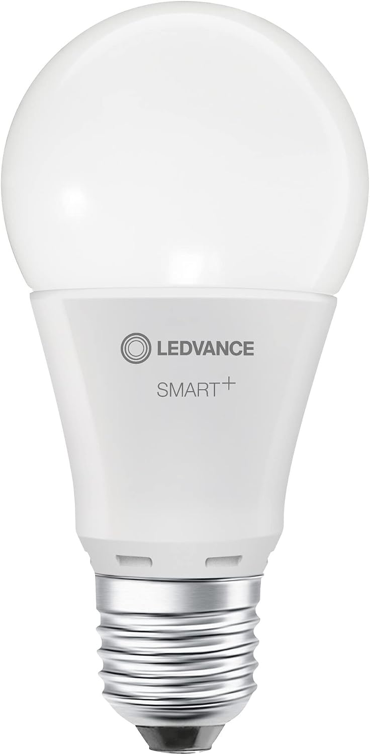 Ledvance Smarte LED-Lampe mit WiFi Technologie, Sockel E27, Dimmbar, Lichtfarbe änderbar (2700-6500K), ersetzt Glühlampen mit 60 W, SMART+ WiFi Classic Tunable White, 3er-Pack